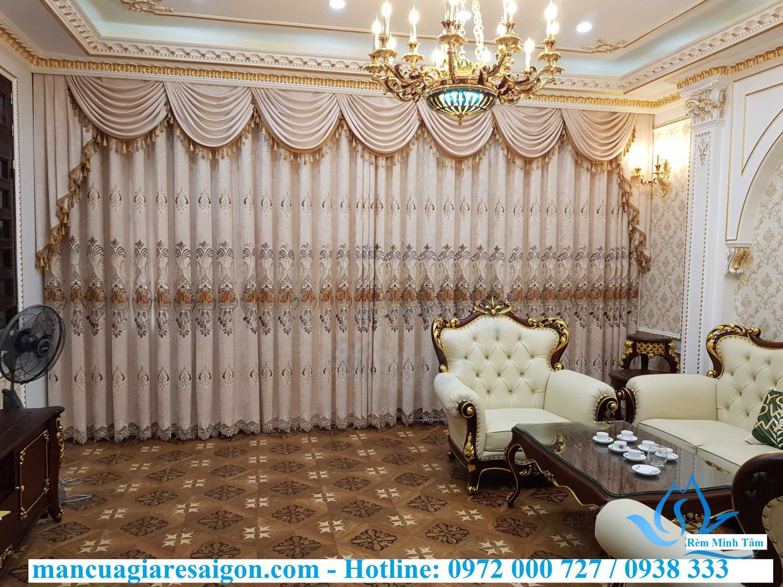 rèm biệt thự, rèm cửa biệt thự