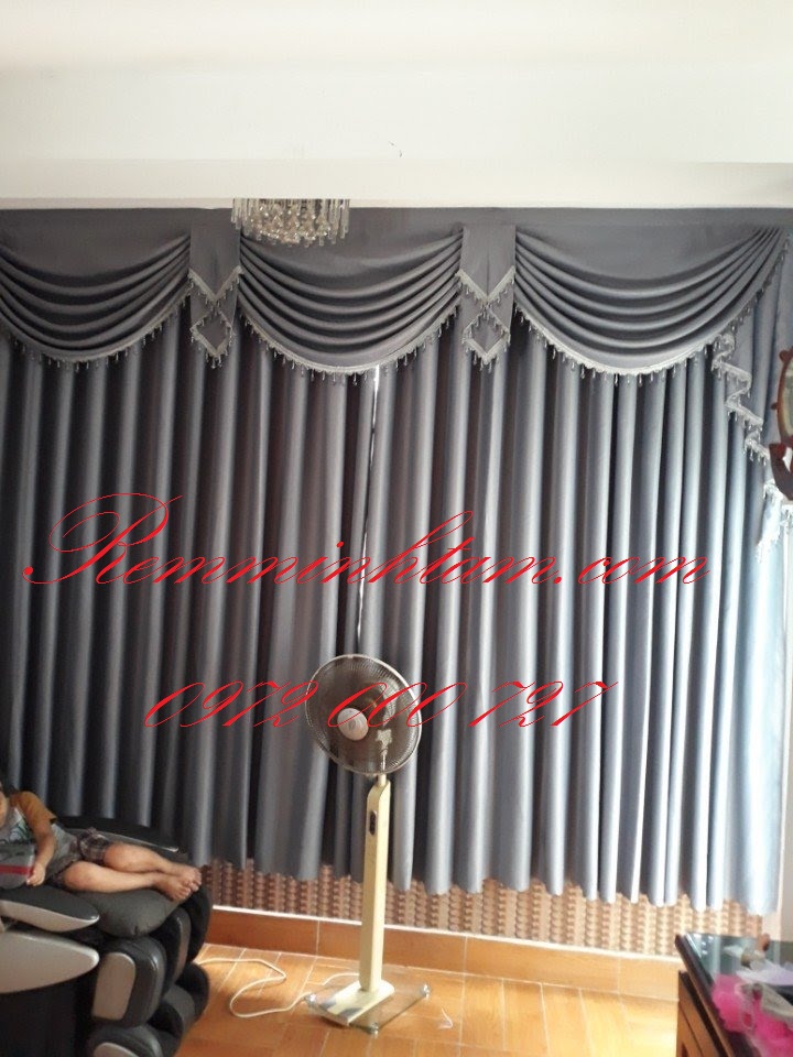 Rèm cửa vải nhung cap cấp quận phú nhuận