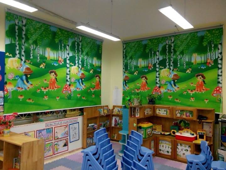 Rèm cửa trường học, rèm cửa trường mầm non