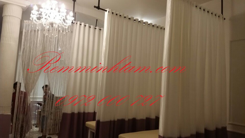 Rèm spa, rèm ngăn giường spa