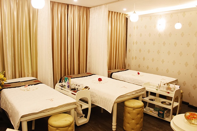 Rèm spa quận 1, rèm ngăn giường spa quận 1