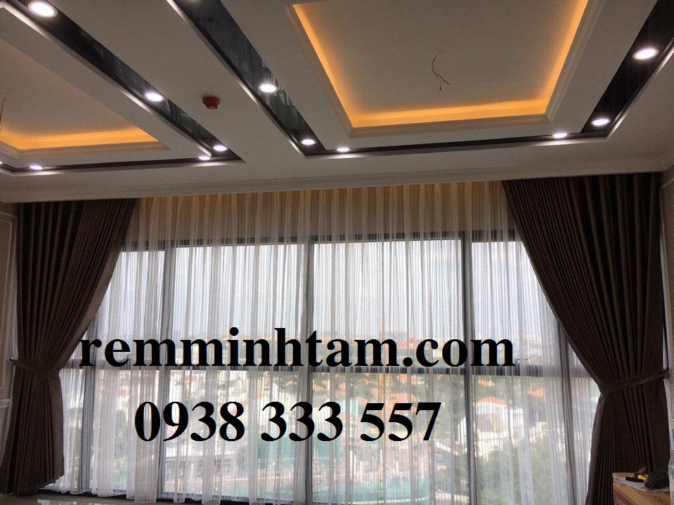 Rèm quận 4, rèm vải 2 lớp, rèm cửa cao cấp hàn quốc