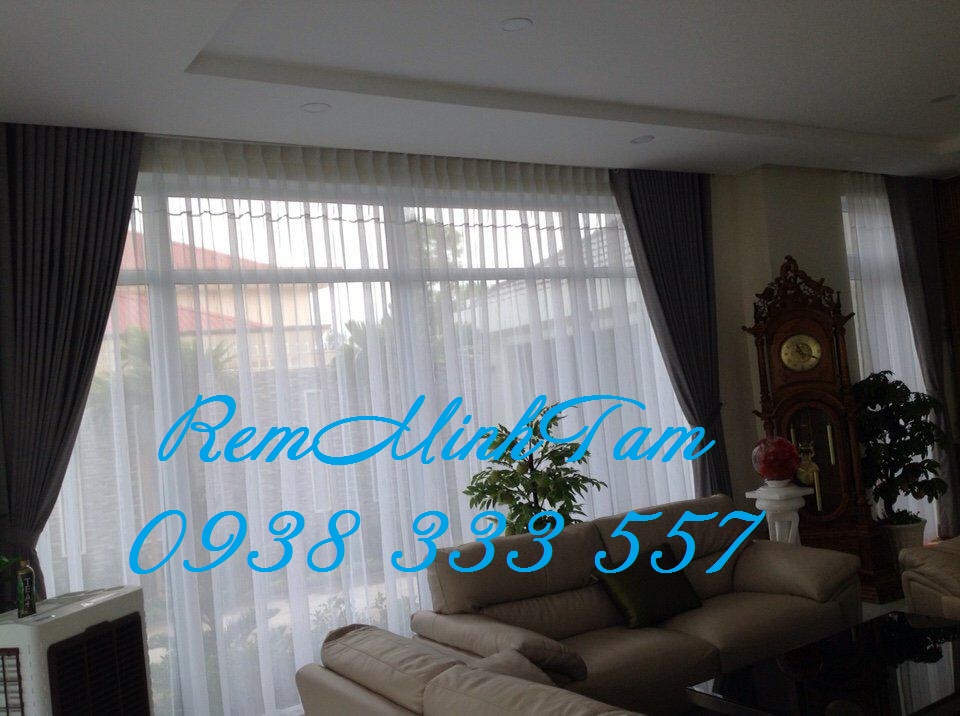 Rèm vải 2 lớp, rèm vải 2 lớp quận 2