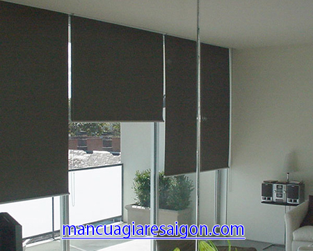 Rèm cuốn văn phòng màu xám (RVP04)