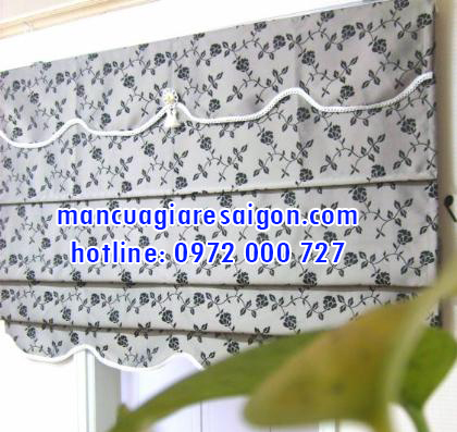 Rèm Roman - rèm xếp lớp RM-002