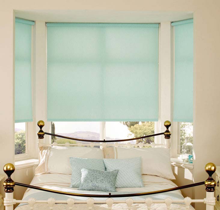  Rèm Cuốn Màu Xanh Ngọc (RC-018)