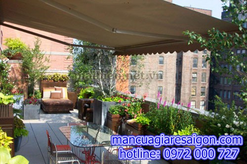 Mái che xếp di động 01