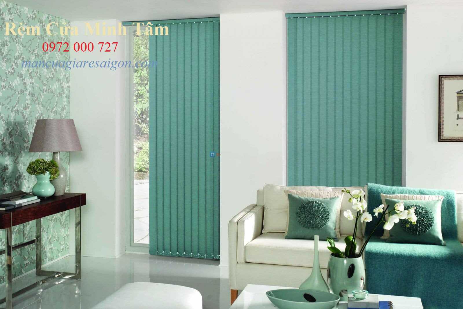 Rèm lá dọc, rèm văn phòng
