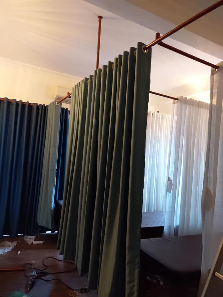 Màn rèm spa, rèm spa