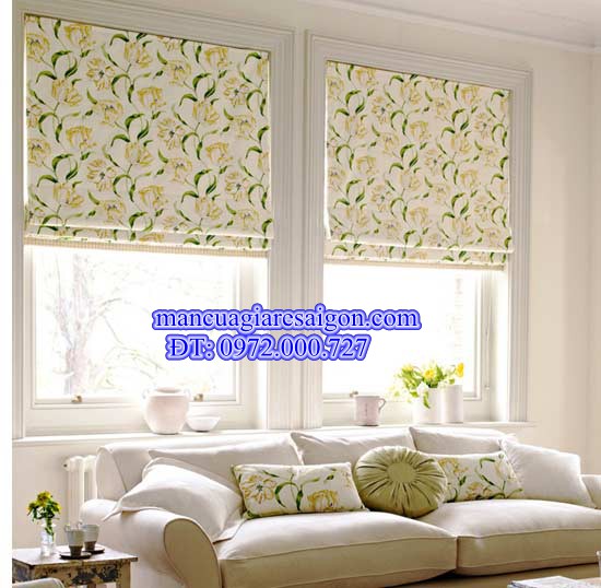 Rèm roman giá rẻ, rèm xếp lớp giá rẻ